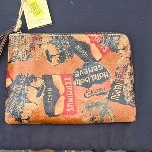 Patricia Nash Multicolor Printed Toiletry Bag